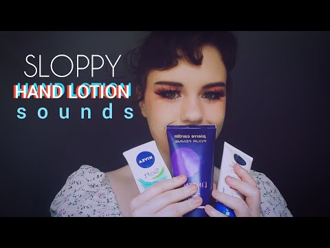 [ ASMR ] 3 different Hand Lotions (Sloppy Sounds) 💦🤲