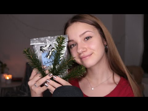 ASMR Christmas Evening | Story Telling, Tapping, Mouth Sounds and Trigger Words