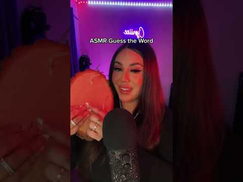 ASMR GUESS THE WORD