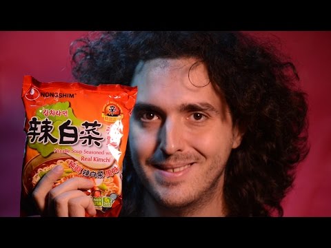 ASMR Ramen Review Kimchi Noodles 김치 국수 먹방