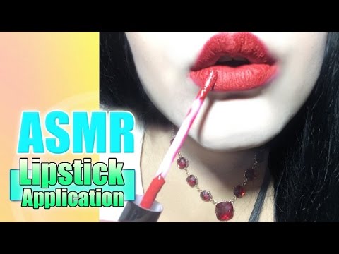 ASMR Lipstick Application! - Kylie  Jenner Mary Jo K Lipstick