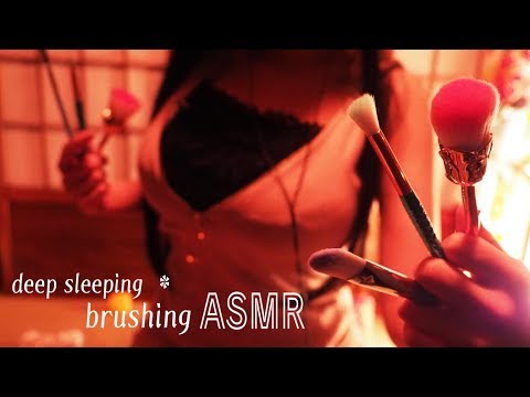 ［ear brushing ASMR］🌹メイクブラシでお耳をこちょこちょ🧜‍♀️［高画質＆高音質］