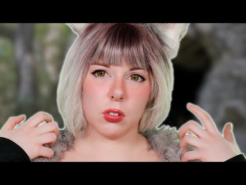 ASMR Jealous Werewolf Girlfriend Smells Other Girls On You (up close face inspection and sniffing)