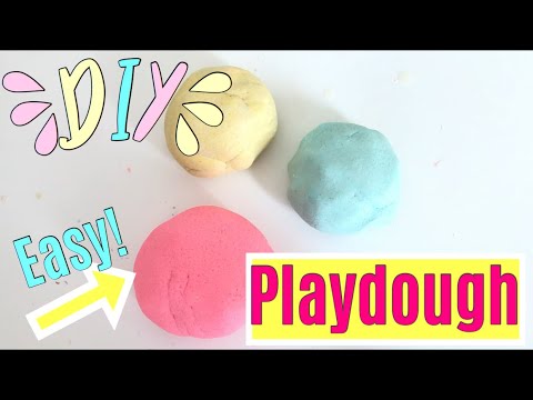 DIY Playdough! Easy and Under .50 cents!
