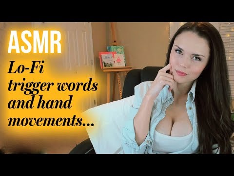 ASMR // 10 Relaxing Trigger Words (Hand Movements, Camera Tapping & Tracing)(LO-FI)