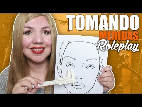 ASMR Español: Tomando Tus Medidas FACIALES (100% Cosquilloso!)