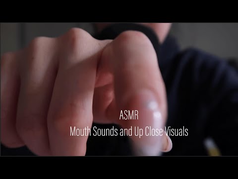 ASMR || Mouth Sounds and Up Close Visuals (tongue clicking and popping)