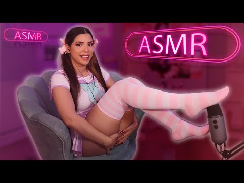 ASMR Cosplay With My Pretty Socks and FEET ASMR