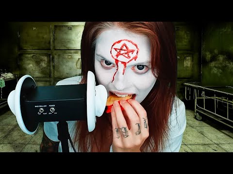 ASMR Psychotic Vampire Nurse Nibbles Body Parts In Morgue | Ear to Ear 3 Dio