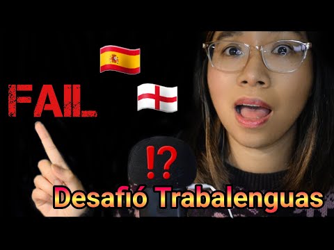 ASMR TRABALENGUAS EN ESPAÑOL - Spanish Tongue Twisters Challenge 🇬🇧🇪🇸❤️  (Bilingual, Whispering)