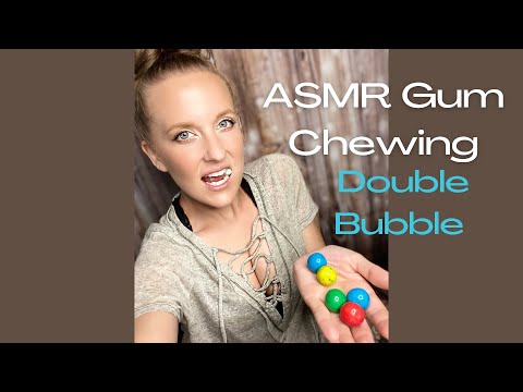 ASMR Gum Chewing| Dubble Bubble Gumballs