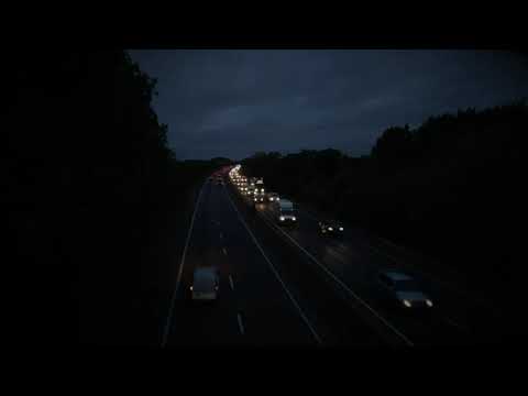 ASMR traffic sounds at dawn - short and sweet