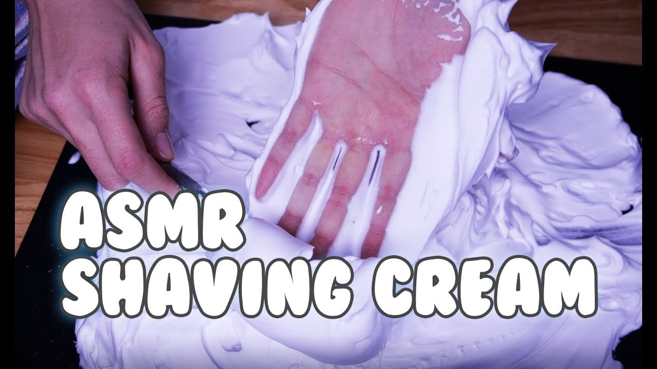 4K ASMR | Shaving Cream (Ultra HD)