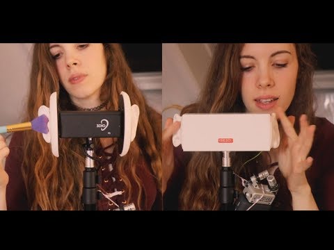 Ear Cleaning Sounds Comparing 3Dio VS SR3D - ASMR