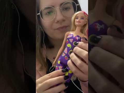 ASMR - Barbie Color Reveal, video completo no Canal !!!  #barbie #asmr