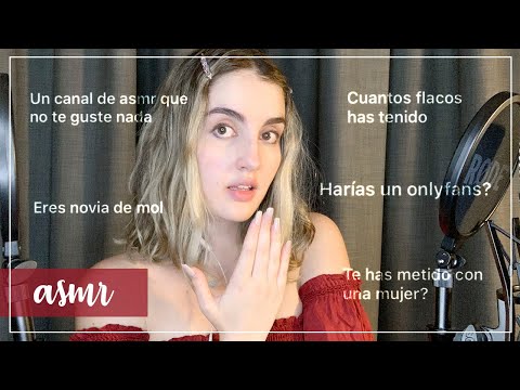 ASMR en español - Respondiendo preguntas INCÓMODAS (especial 300k)