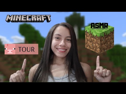 (ASMR PORTUGUÊS)Um TOUR Completo Pela MINHA CASA *No Minecraft* |Soft Spoken