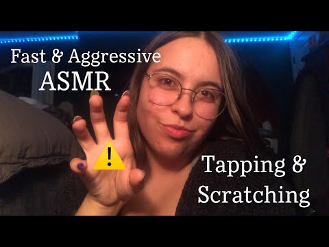 Fast & Aggressive Tapping & Scratching ASMR Assortment