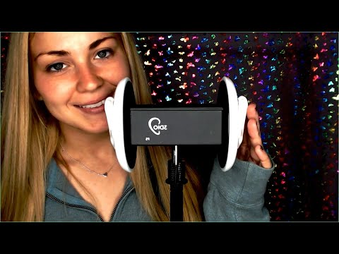 ASMR Up Close Sticky Ear Eating, ASMR Up Close Mouth Sounds, ASMR Personal Attention
