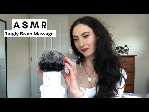 ASMR Deep Brain Scratching - Brain Massage - Fluffy Mic Scratching - (Tingly and Relaxing)
