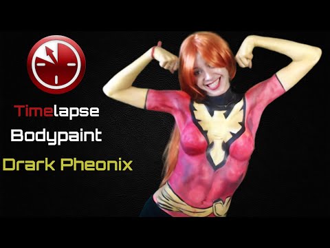 Time-lapse Bodypaint Dark Pheonix