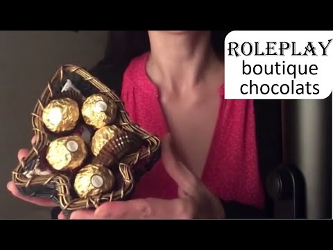 {ASMR} ROLEPLAY vendeuse de délicieux chocolats