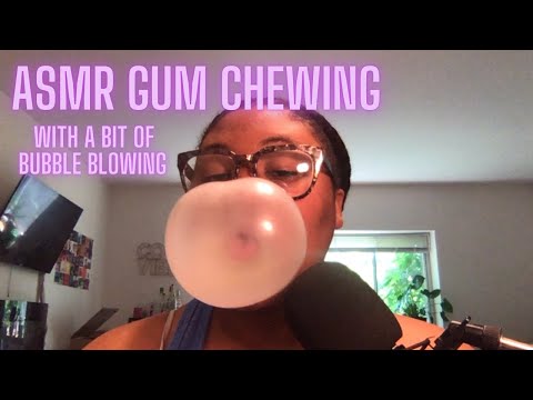ASMR| 20 Minutes of Gum Chewing + Bubble Blowing