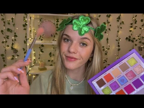 ASMR Kind Popular Girl Gets You Ready For A St.Paddy's Party ☘️