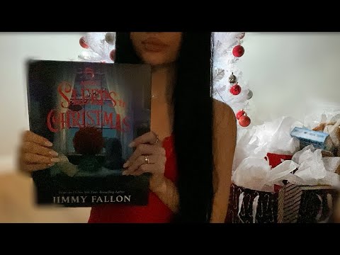 ASMR| READING A CHRISTMAS BOOK TO YOU