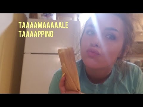 ASMR- Tapping & Scratching On A TAMALE