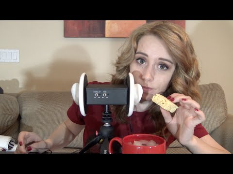 [ASMR] Eating Rice Krispies Treats (Close Breathing | Eating Sounds)
