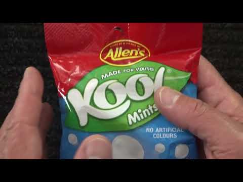 ASMR - Kool Mints - Australian Accent - Discussing in a Quiet Whisper, Eating & Crinkles