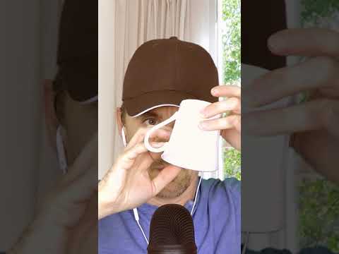ASMR Tapping On The Bottom Of A Cup With Fingernails #short