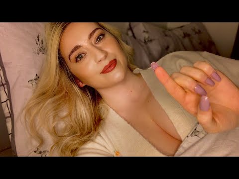 ASMR • Back Tracing Games in Bed With Me (During a Rainstorm)
