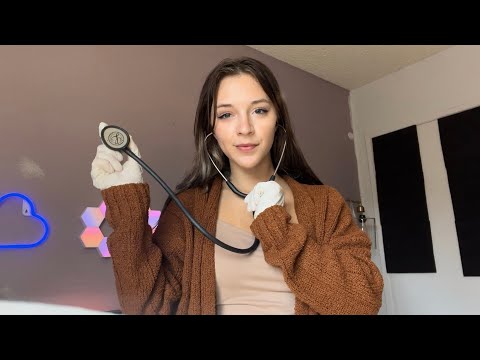 ASMR Detailed Doctor Check Up (Headache Relief and Stress Relief) - Roleplay for Sleep
