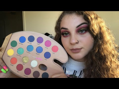 ASMR Doing My Makeup With Paint?! 🎨 | Fall Inspired GRWM #7