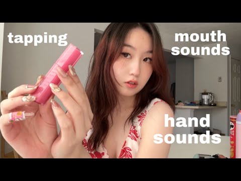 Fast and Aggressive ASMR 🤩 hand sounds, mouth sounds & tapping! (CV for Tostapasta)