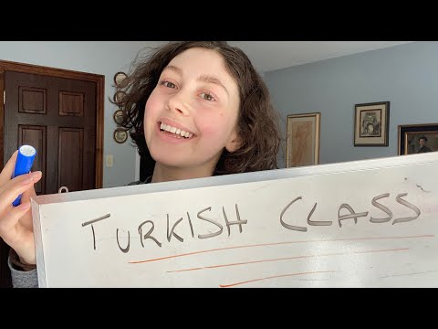 ASMR welcome to turkish class #3! (türkçe dersine hoşgeldiniz #3!) (teacher roleplay) (öğretmen)