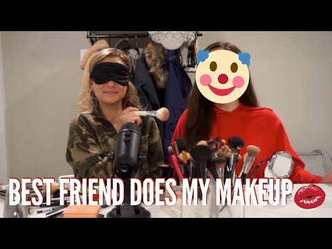 ASMR | Blindfold Makeup Challenge With My BFF