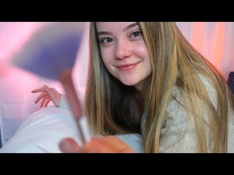 ASMR TUCKING YOU INTO BED ROLEPLAY FOR SLEEP! Brushing Your Hair, Liquid Sounds, Gentle Crinkles