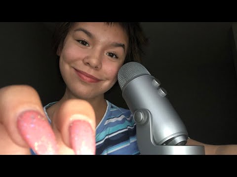 ASMR stippling with visual triggers and hand fluttering❤️