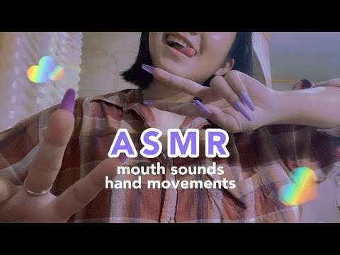 ASMR mouth sounds and hand movements | leiSMR