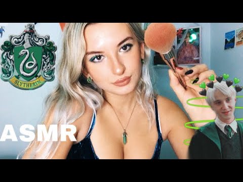ASMR: Draco’s girlfriend does your party makeup 💄🐍💚
