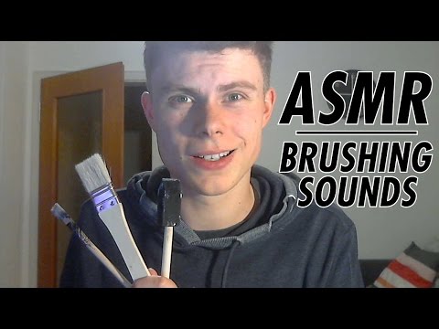 ASMR - Brushing Sounds for Relaxation and Sleep - with Male Whispering