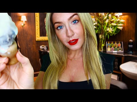 ASMR FOR MEN Luxury Hot Towel Shave Experience 💈