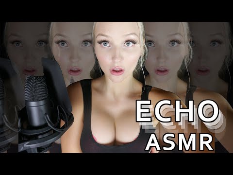 INTENSE ECHO ASMR, Water sounds, Whispers and Mouth sounds