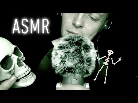 ASMR Male Whisper - ASMR Halloween Skeleton Anatomy 💀🎃👻