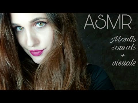 ASMR Español || Mouth sounds + visual con brocha (tico, sk, stipple, nomnom)