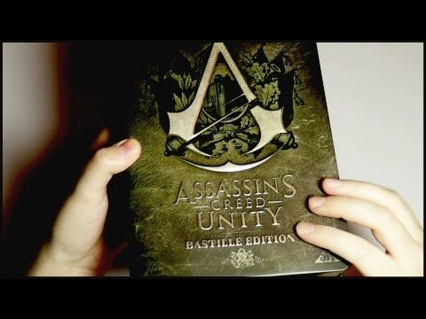 129. Silent Unboxing: Assassin's Creed Unity (Bastille Edition) - SOUNDsculptures - ASMR