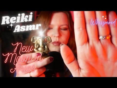 Reiki ASMR "The Obstacle is the Journey"~Manifesting with the Aries New Moon~Ganesh~ Affirmations